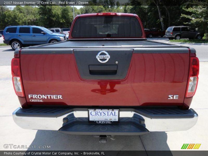 Red Brawn / Desert 2007 Nissan Frontier SE Crew Cab