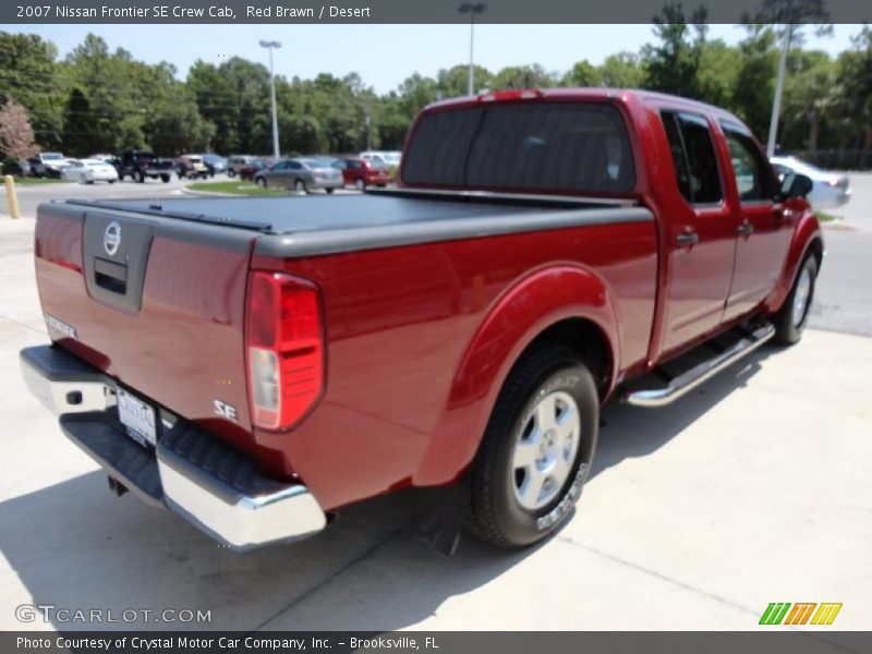Red Brawn / Desert 2007 Nissan Frontier SE Crew Cab