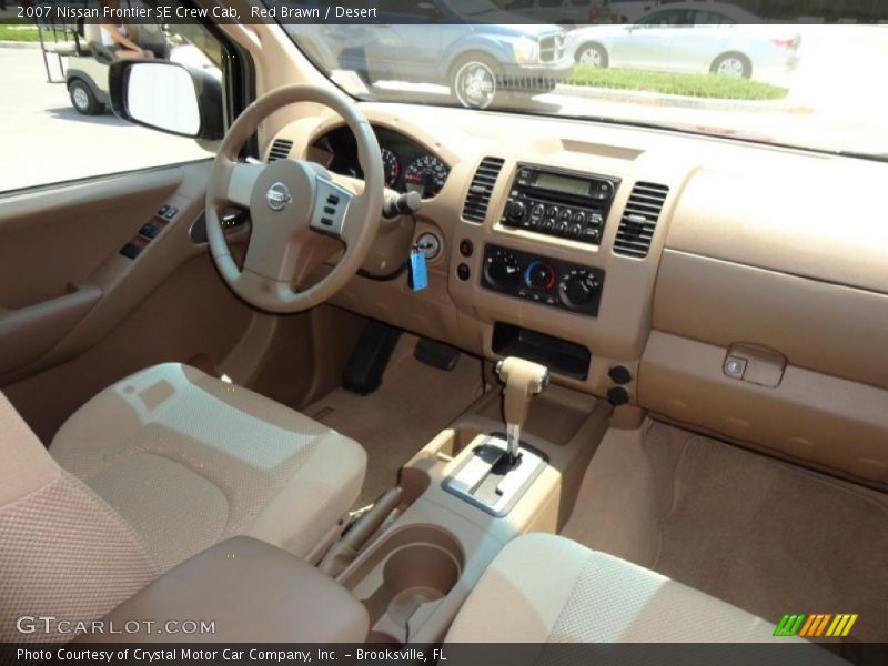  2007 Frontier SE Crew Cab Desert Interior