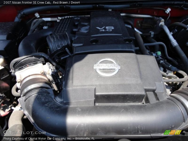  2007 Frontier SE Crew Cab Engine - 4.0 Liter DOHC 24-Valve VVT V6