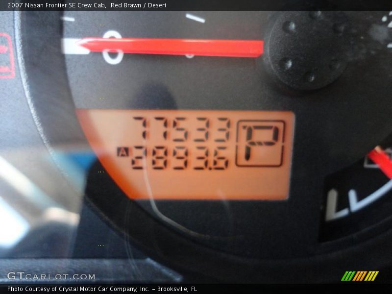Red Brawn / Desert 2007 Nissan Frontier SE Crew Cab
