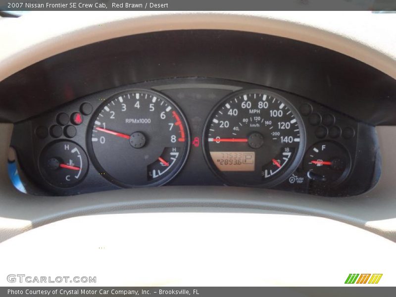  2007 Frontier SE Crew Cab SE Crew Cab Gauges