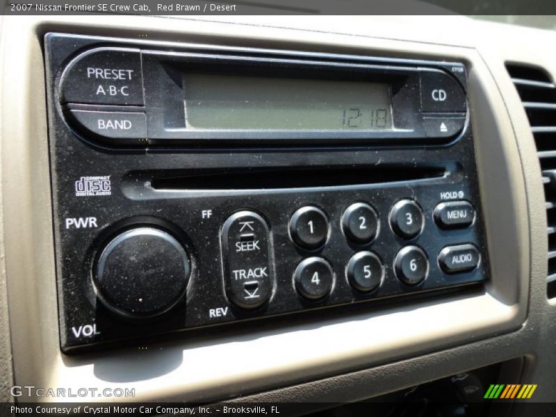 Red Brawn / Desert 2007 Nissan Frontier SE Crew Cab
