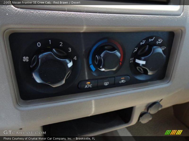 Controls of 2007 Frontier SE Crew Cab