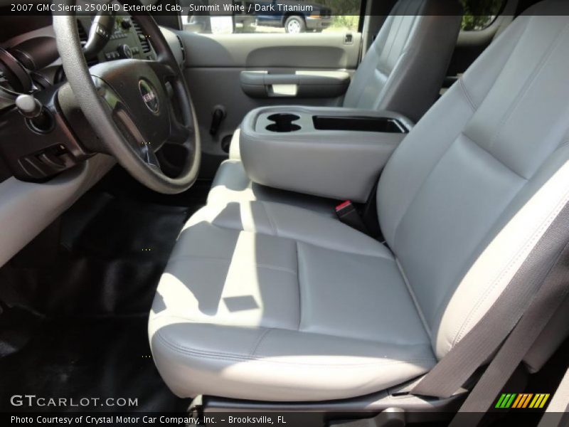  2007 Sierra 2500HD Extended Cab Dark Titanium Interior