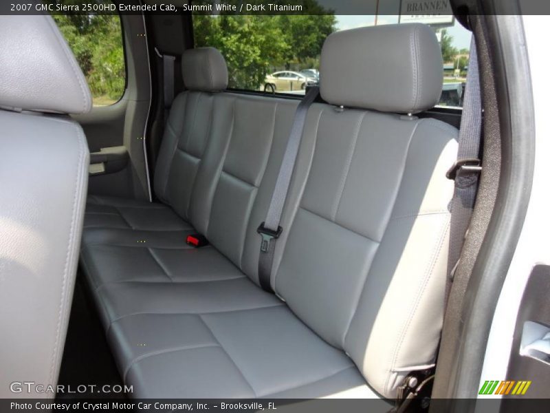  2007 Sierra 2500HD Extended Cab Dark Titanium Interior