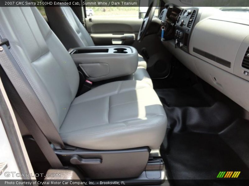  2007 Sierra 2500HD Extended Cab Dark Titanium Interior