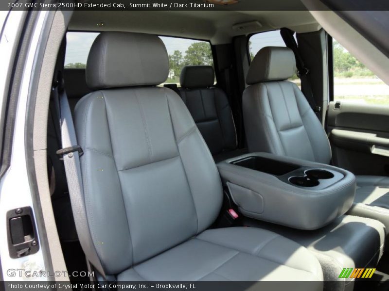  2007 Sierra 2500HD Extended Cab Dark Titanium Interior