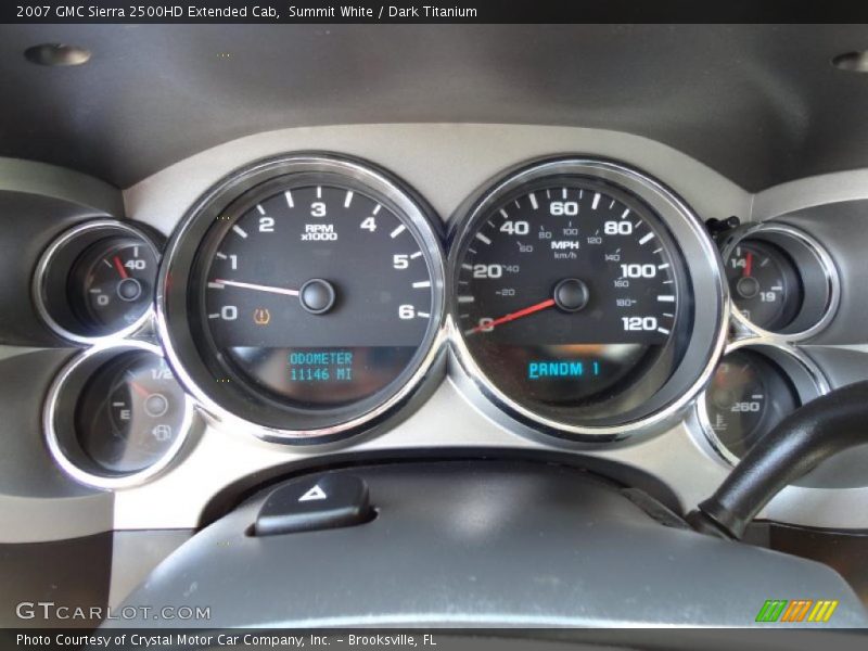  2007 Sierra 2500HD Extended Cab Extended Cab Gauges