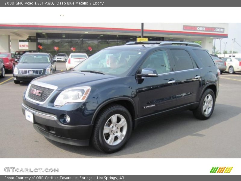 Deep Blue Metallic / Ebony 2008 GMC Acadia SLT AWD