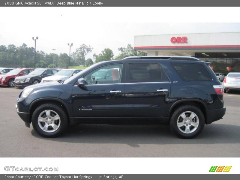 Deep Blue Metallic / Ebony 2008 GMC Acadia SLT AWD