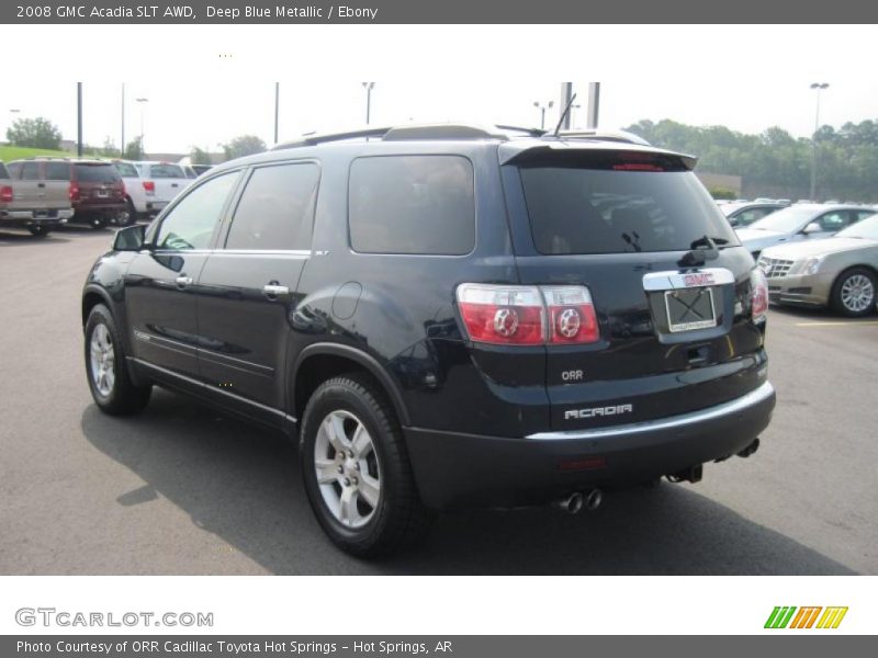 Deep Blue Metallic / Ebony 2008 GMC Acadia SLT AWD