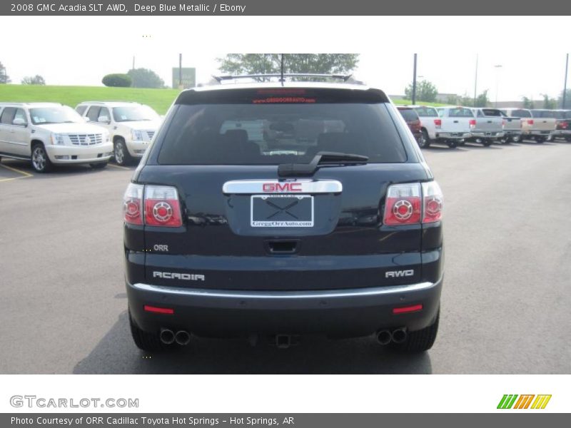 Deep Blue Metallic / Ebony 2008 GMC Acadia SLT AWD