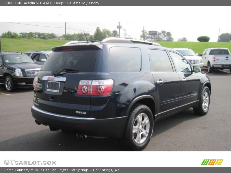 Deep Blue Metallic / Ebony 2008 GMC Acadia SLT AWD