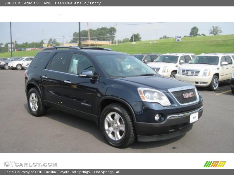 Deep Blue Metallic / Ebony 2008 GMC Acadia SLT AWD