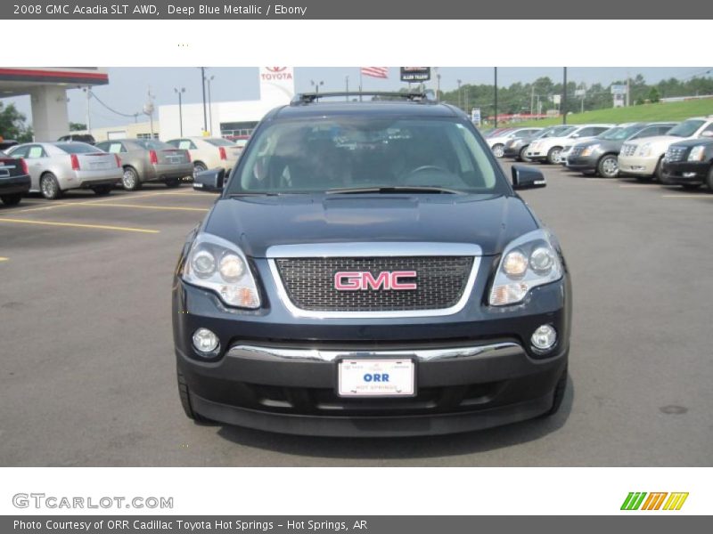 Deep Blue Metallic / Ebony 2008 GMC Acadia SLT AWD