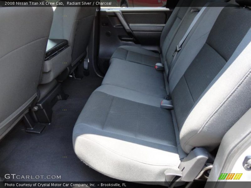 Radiant Silver / Charcoal 2008 Nissan Titan XE Crew Cab