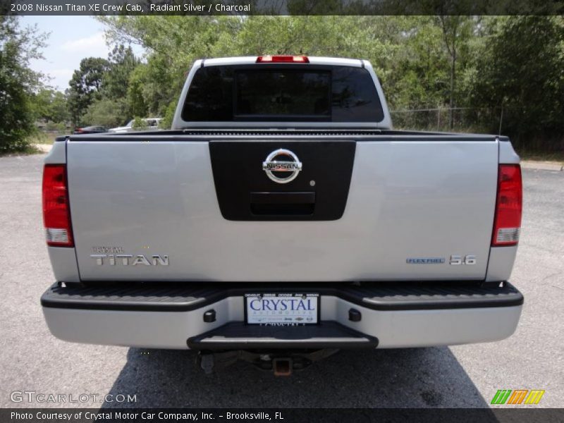 Radiant Silver / Charcoal 2008 Nissan Titan XE Crew Cab