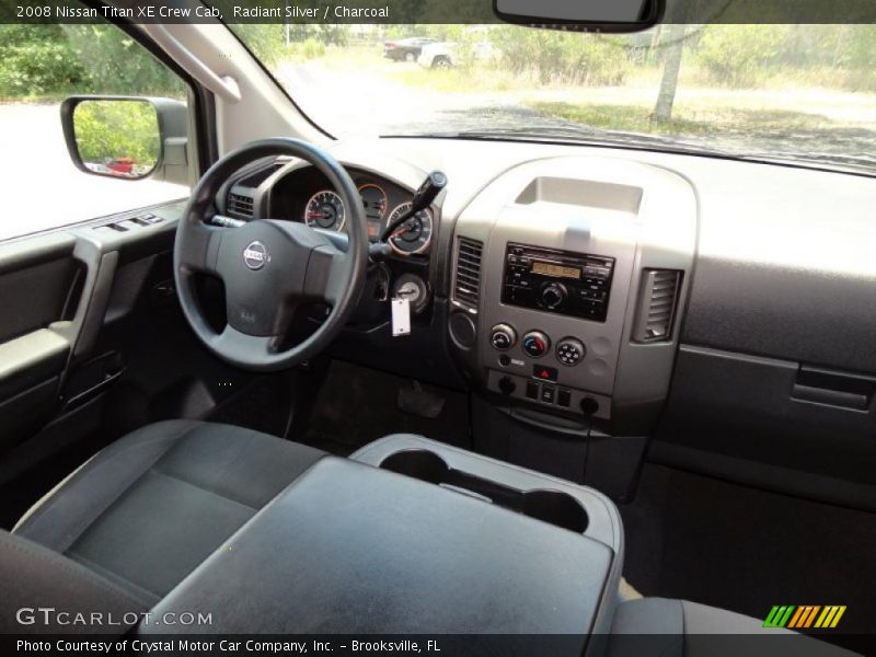  2008 Titan XE Crew Cab Charcoal Interior