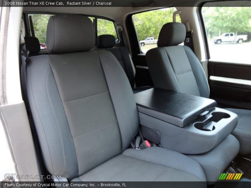  2008 Titan XE Crew Cab Charcoal Interior