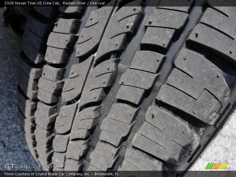 Radiant Silver / Charcoal 2008 Nissan Titan XE Crew Cab
