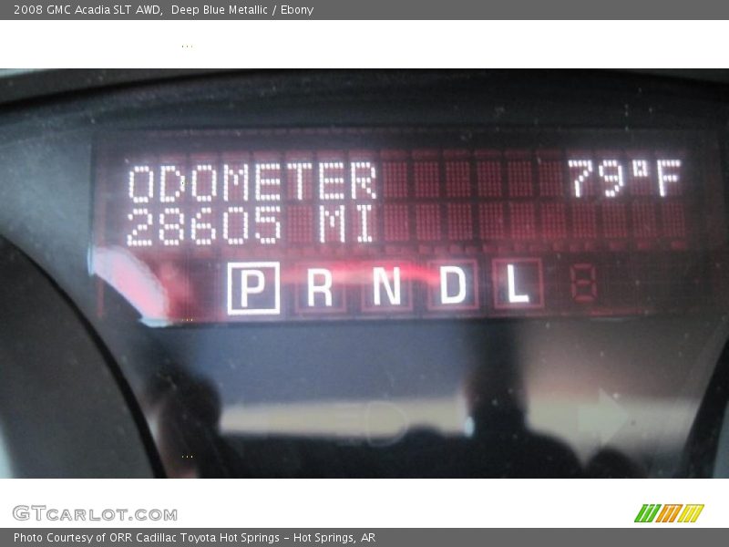 Deep Blue Metallic / Ebony 2008 GMC Acadia SLT AWD
