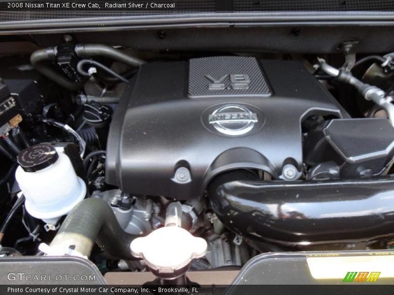  2008 Titan XE Crew Cab Engine - 5.6 Liter Flex-Fuel DOHC 32-Valve CVTCS V8