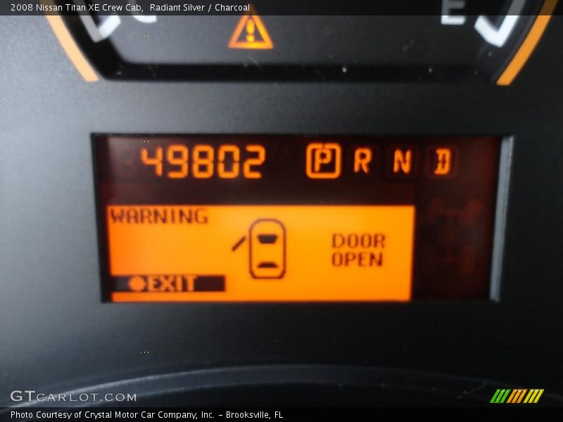 Radiant Silver / Charcoal 2008 Nissan Titan XE Crew Cab