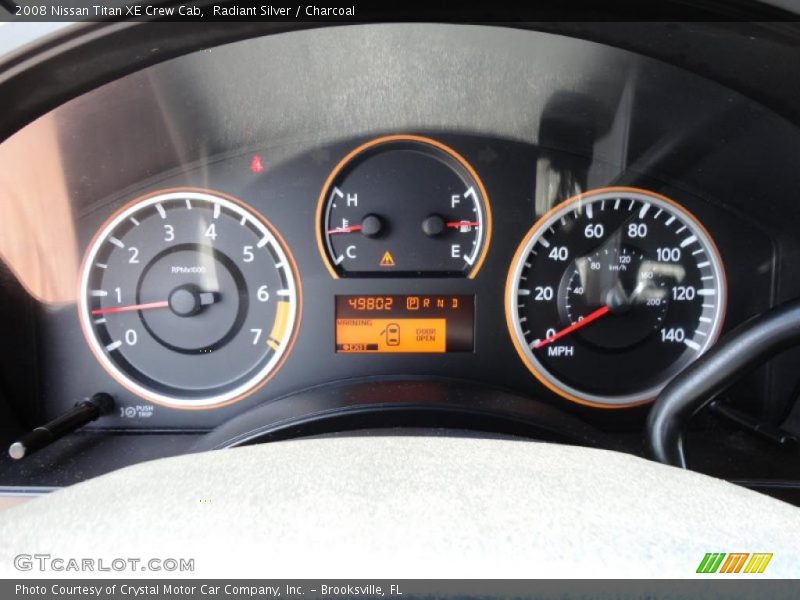  2008 Titan XE Crew Cab XE Crew Cab Gauges