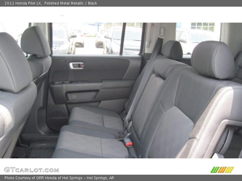 Polished Metal Metallic / Black 2011 Honda Pilot LX
