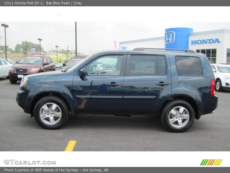 Bali Blue Pearl / Gray 2011 Honda Pilot EX-L