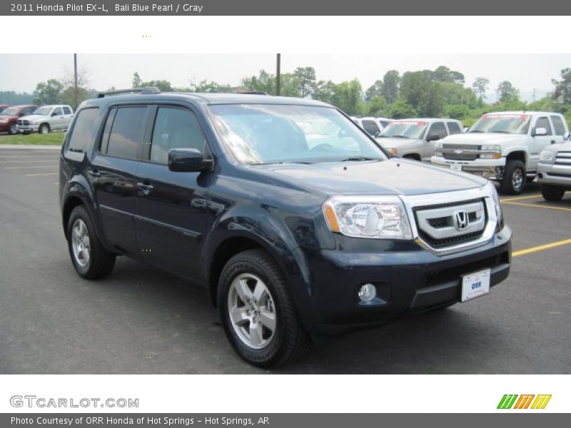 Bali Blue Pearl / Gray 2011 Honda Pilot EX-L
