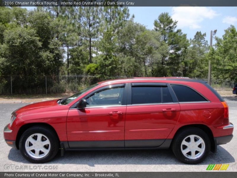 Inferno Red Crystal Pearl / Dark Slate Gray 2006 Chrysler Pacifica Touring