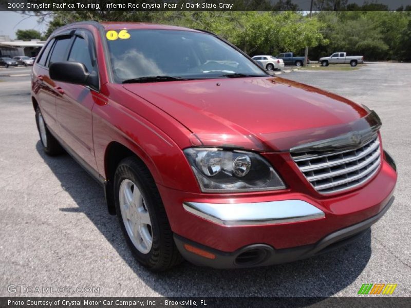 Inferno Red Crystal Pearl / Dark Slate Gray 2006 Chrysler Pacifica Touring