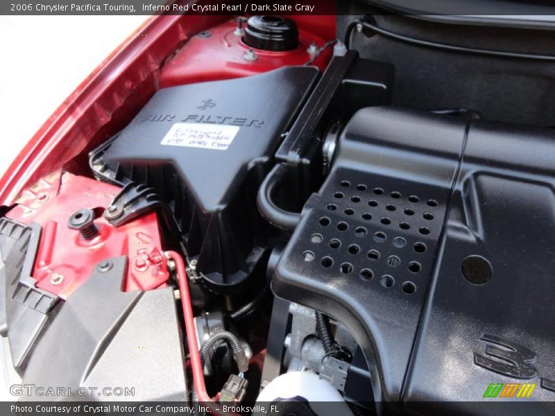 Inferno Red Crystal Pearl / Dark Slate Gray 2006 Chrysler Pacifica Touring