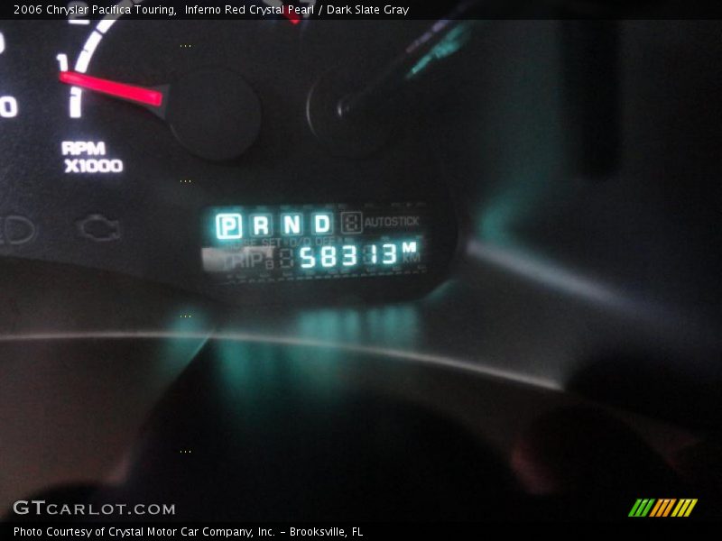 Inferno Red Crystal Pearl / Dark Slate Gray 2006 Chrysler Pacifica Touring