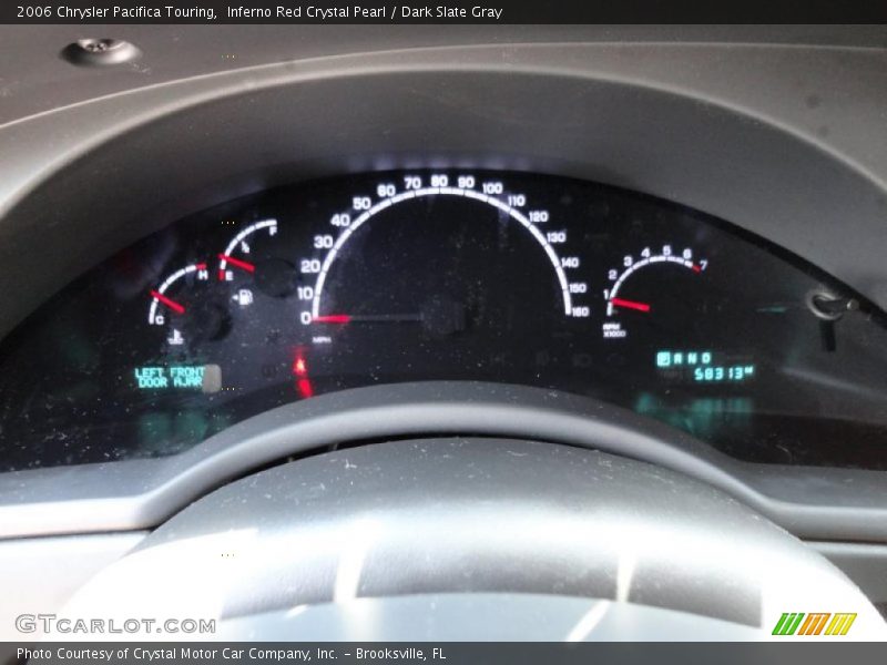 Inferno Red Crystal Pearl / Dark Slate Gray 2006 Chrysler Pacifica Touring