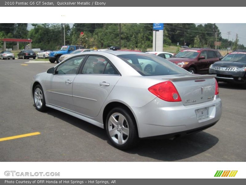 Quicksilver Metallic / Ebony 2010 Pontiac G6 GT Sedan