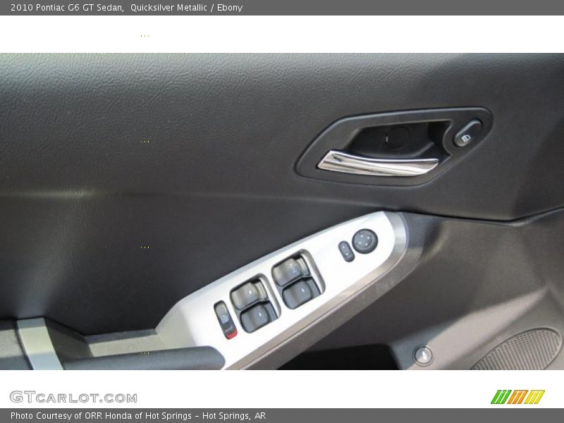 Quicksilver Metallic / Ebony 2010 Pontiac G6 GT Sedan