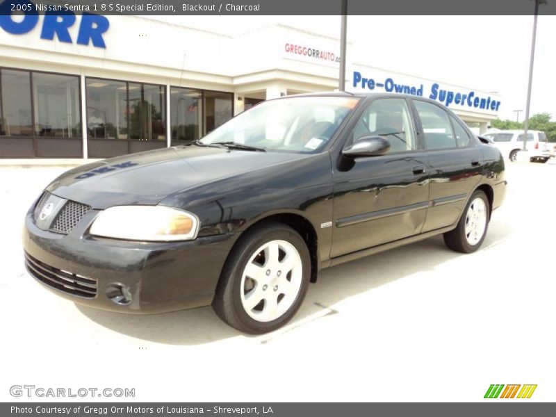 Blackout / Charcoal 2005 Nissan Sentra 1.8 S Special Edition