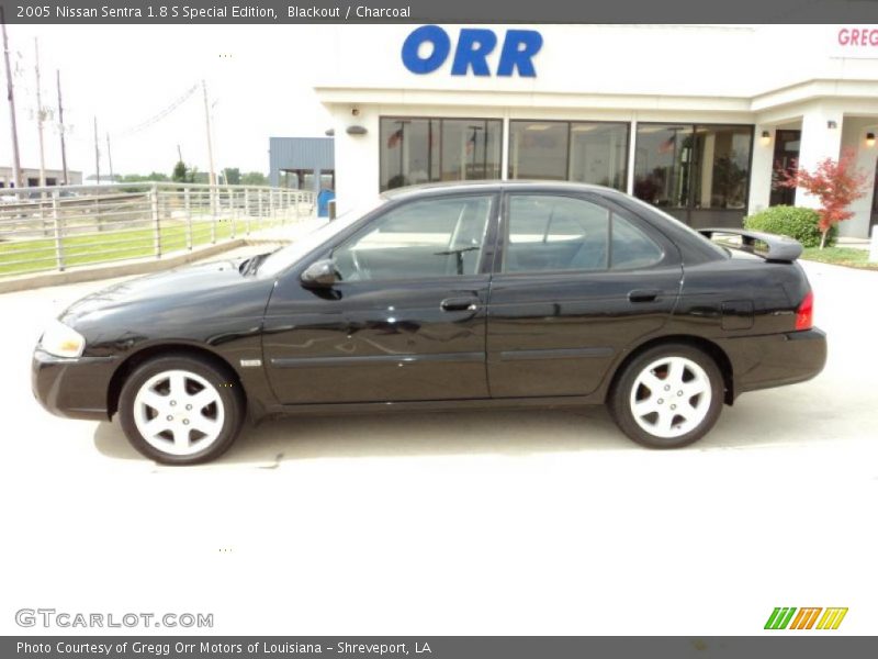 Blackout / Charcoal 2005 Nissan Sentra 1.8 S Special Edition