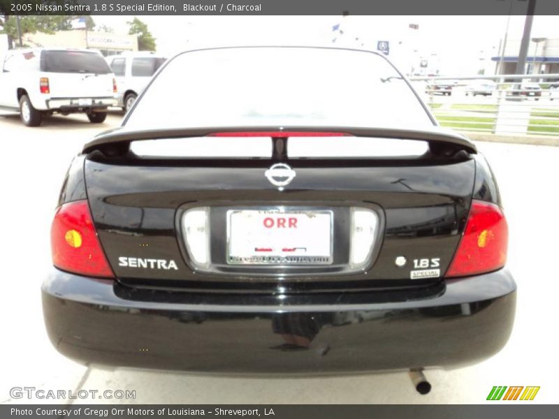 Blackout / Charcoal 2005 Nissan Sentra 1.8 S Special Edition