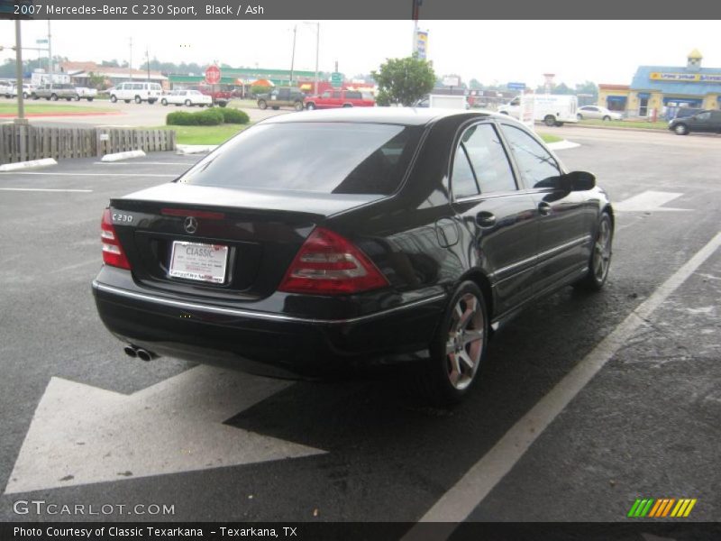 Black / Ash 2007 Mercedes-Benz C 230 Sport