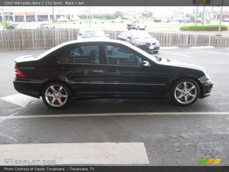 Black / Ash 2007 Mercedes-Benz C 230 Sport