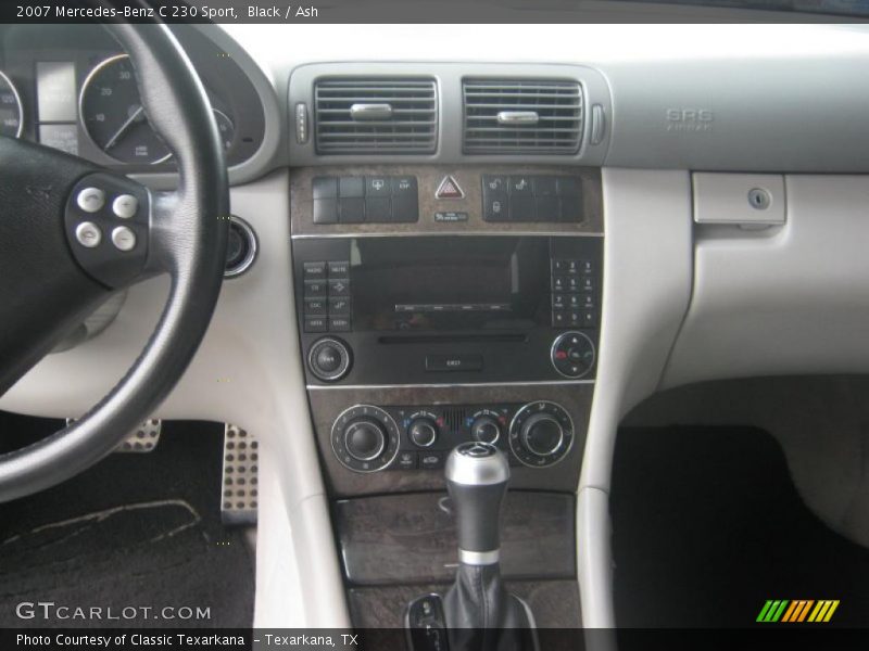 Black / Ash 2007 Mercedes-Benz C 230 Sport