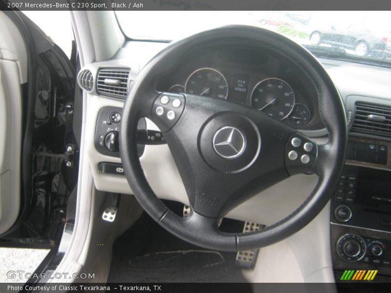 Black / Ash 2007 Mercedes-Benz C 230 Sport