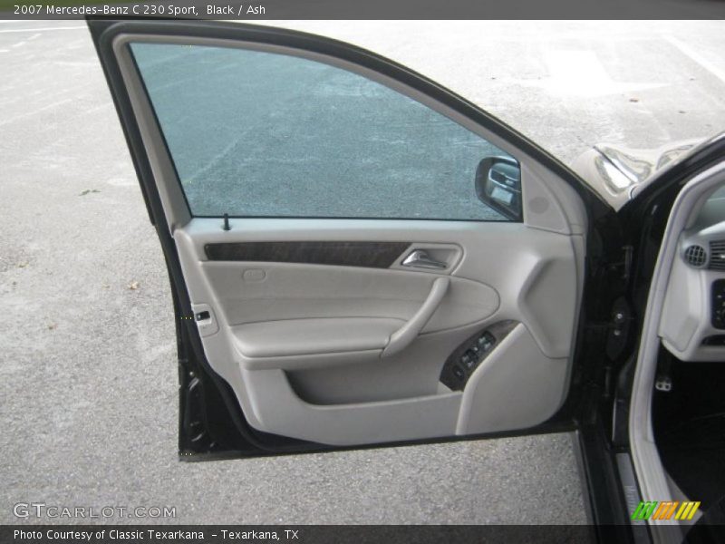 Black / Ash 2007 Mercedes-Benz C 230 Sport