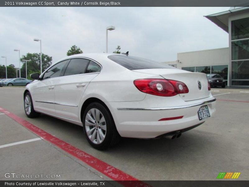 Candy White / Cornsilk Beige/Black 2011 Volkswagen CC Sport