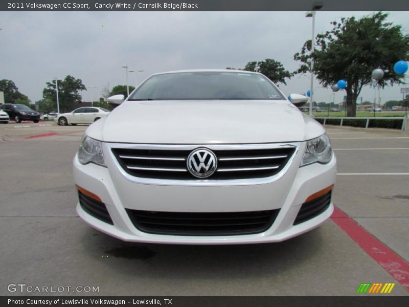 Candy White / Cornsilk Beige/Black 2011 Volkswagen CC Sport