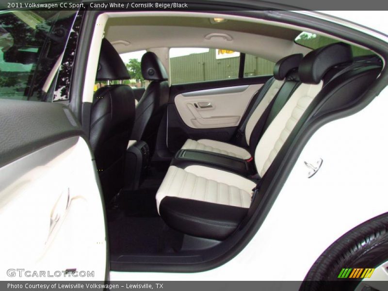 Candy White / Cornsilk Beige/Black 2011 Volkswagen CC Sport